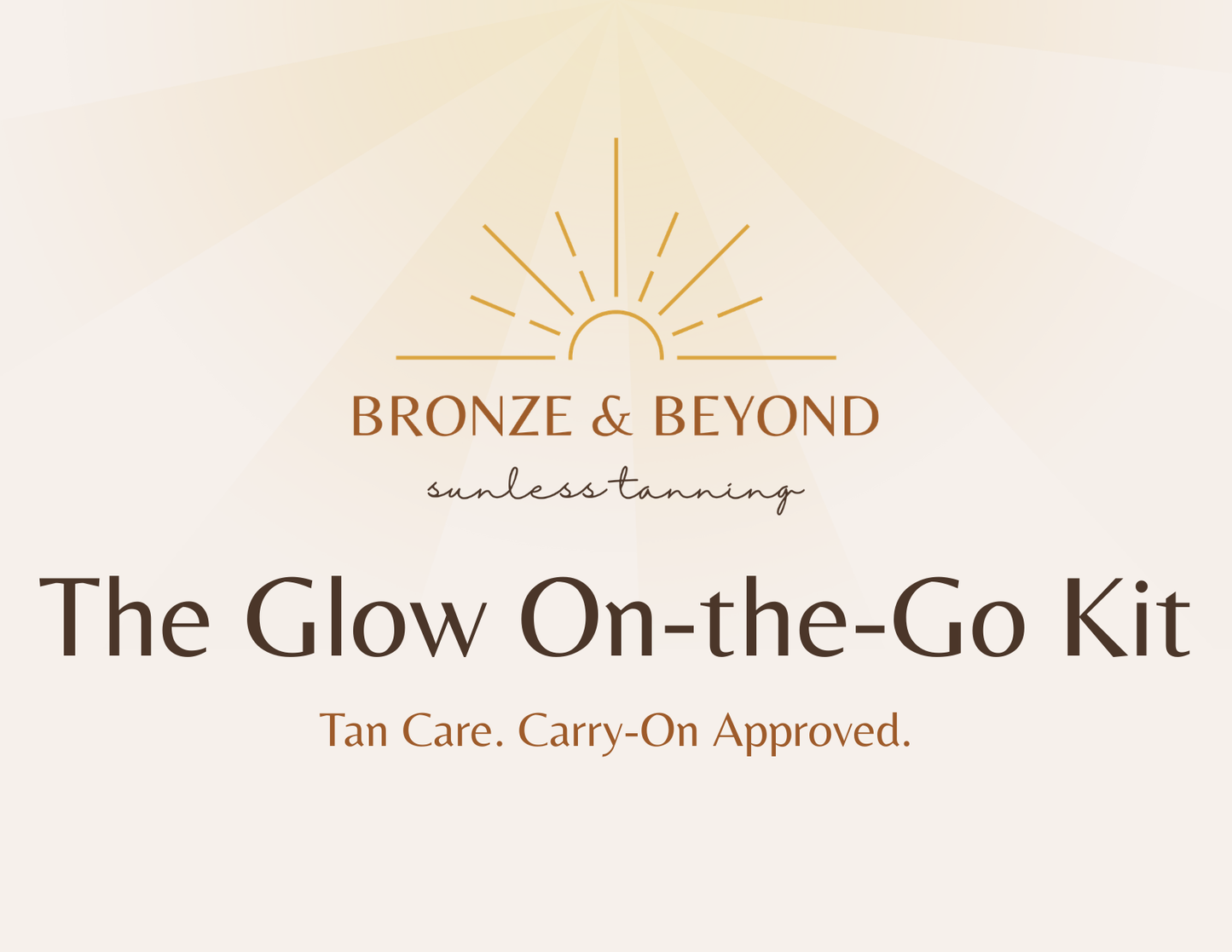 Glow On the Go Kit | Travel Spray Tan Maintenance Set