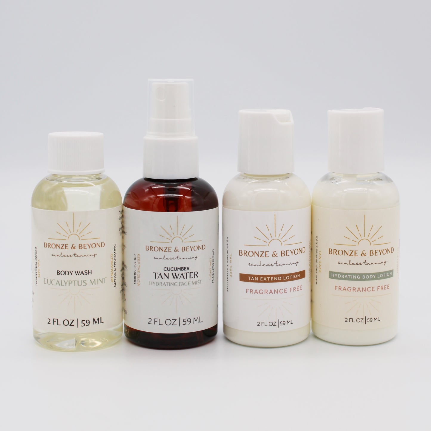 Bronze & Beyond Glow on the go kit with tan extending products
