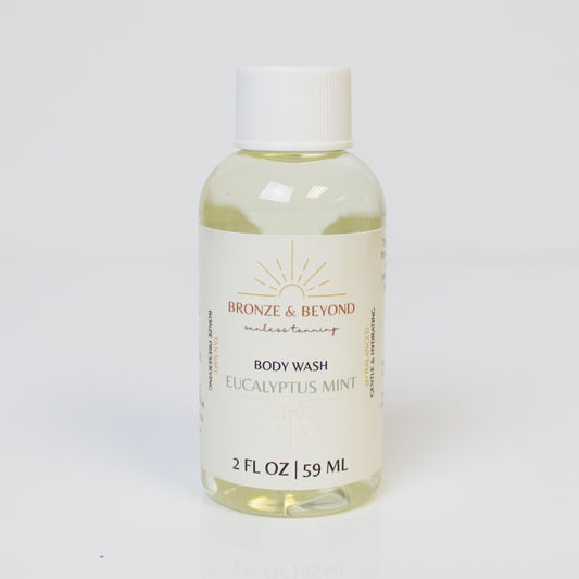 Bronze & Beyond Eucalyptus Mint Body Wash 2 oz Travel Size