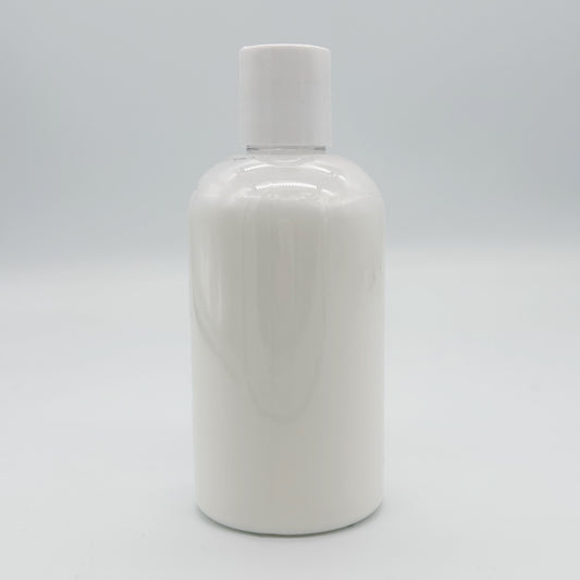 unlabeled bottle of lotion