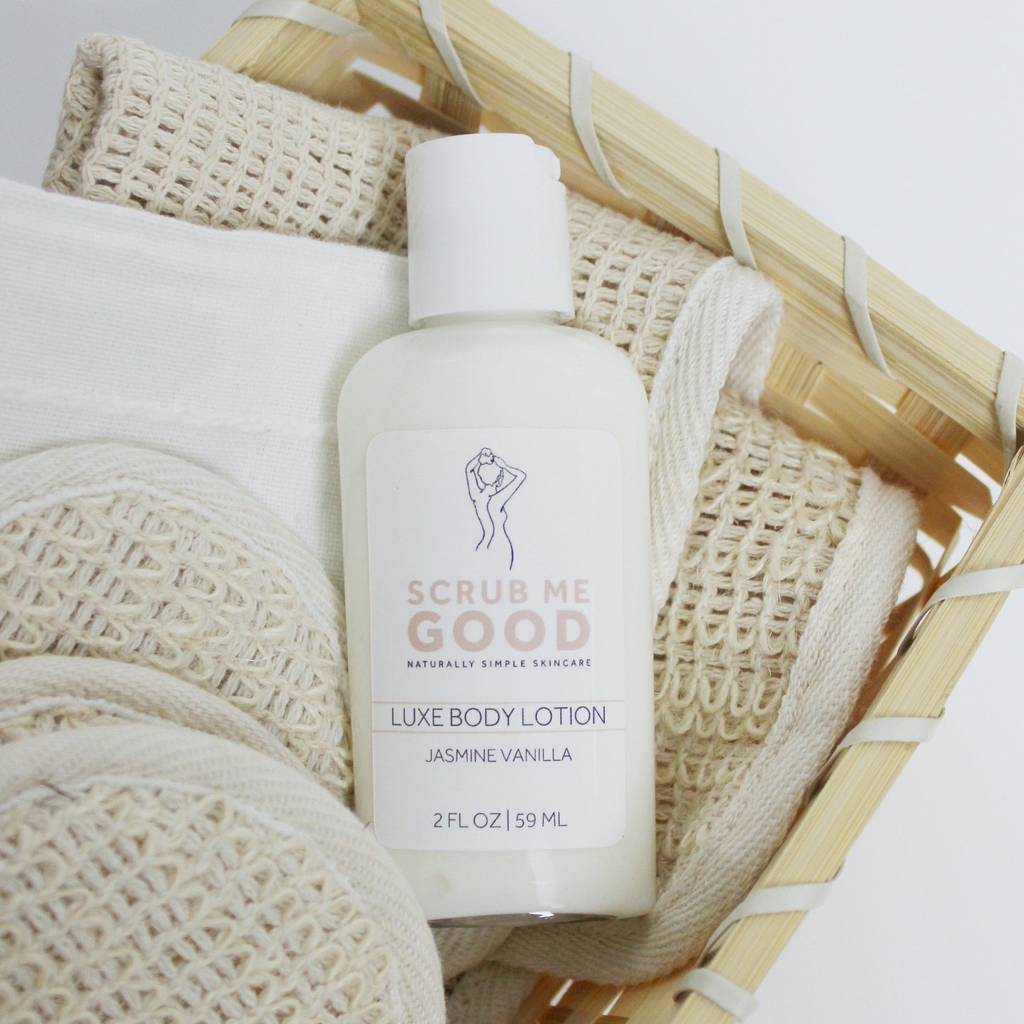 Scrub Me Good body lotion with jasmine vanilla fragrance