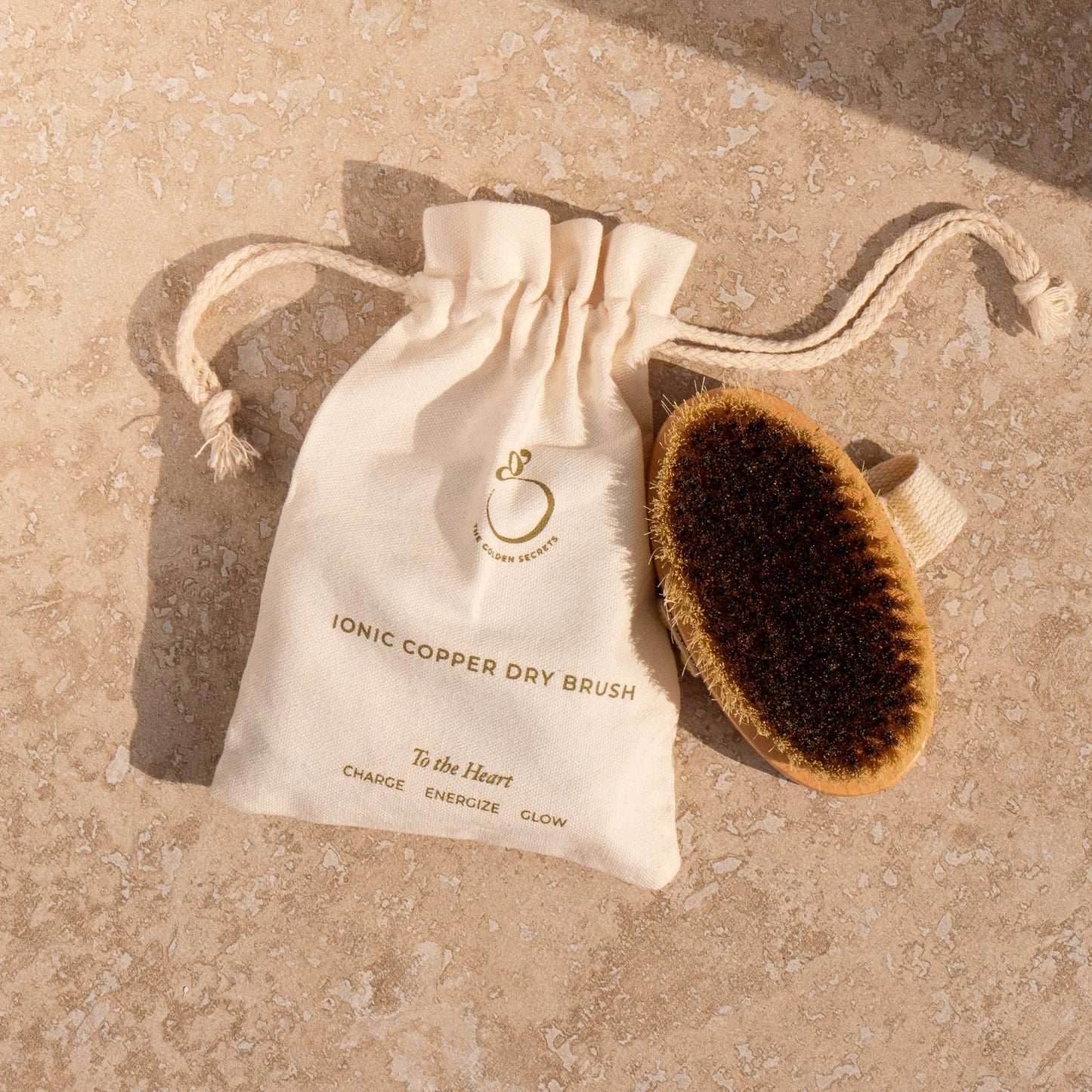 Ionic Copper Dry Brush for Smooth Skin